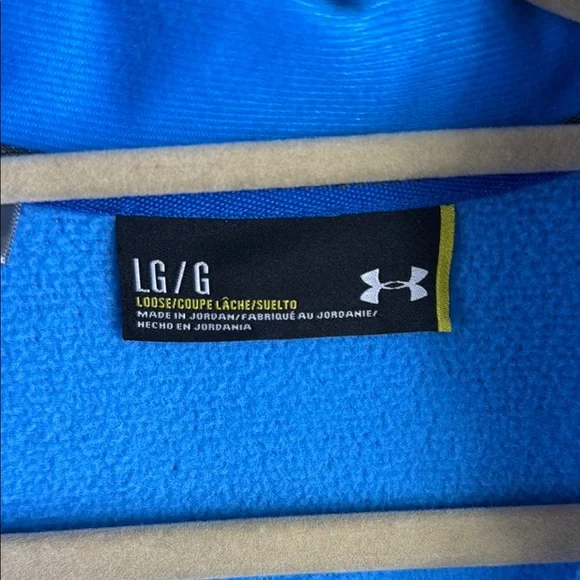 Under Armour Blue Windbreaker Size LG/G - Picture 2 of 3